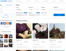 страница поиска на linkyou.ru